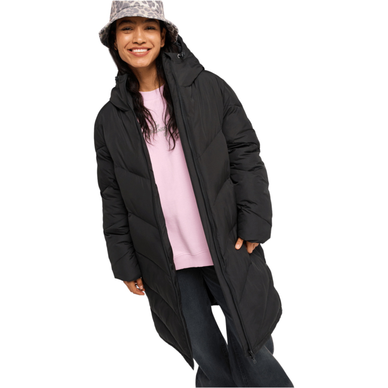 2026 Roxy Womens Shadow Wave Jacket ERJJK03724 - Anthracite